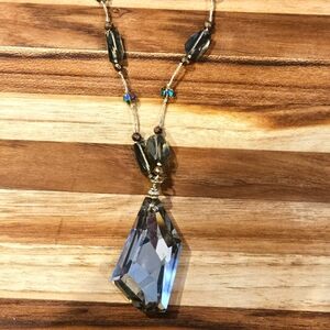 Smoky Topaz Glam Necklace
